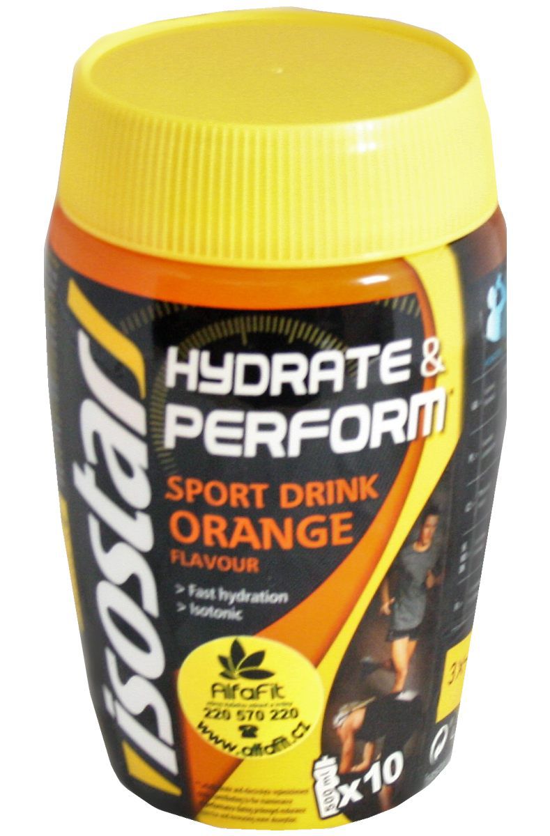 Isostar Hydratate & Perform Powder, 1500g, Orange - Ionic Drink