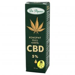 Dr. Popov CBD 5% Konopný olej 10 ml - krabička