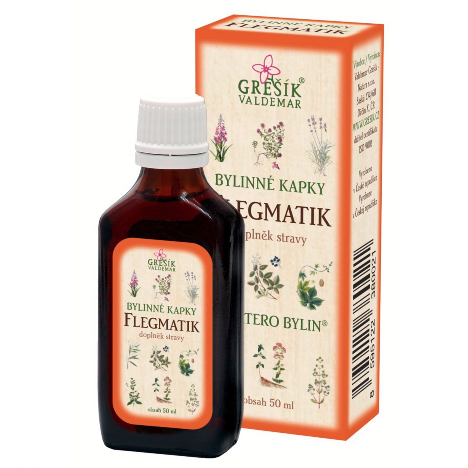 Grešík Flegmatik bylinné kapky 50 ml