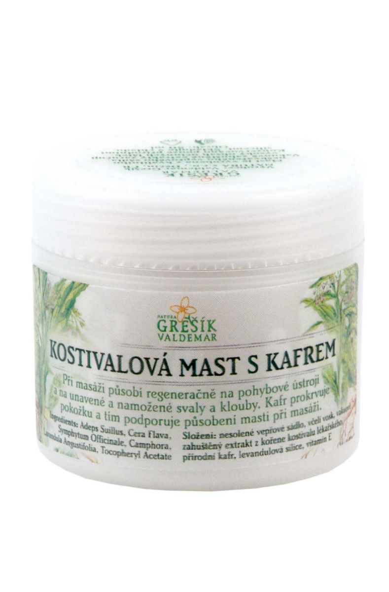 Grešík Kostivalová mast s kafrem 50 ml