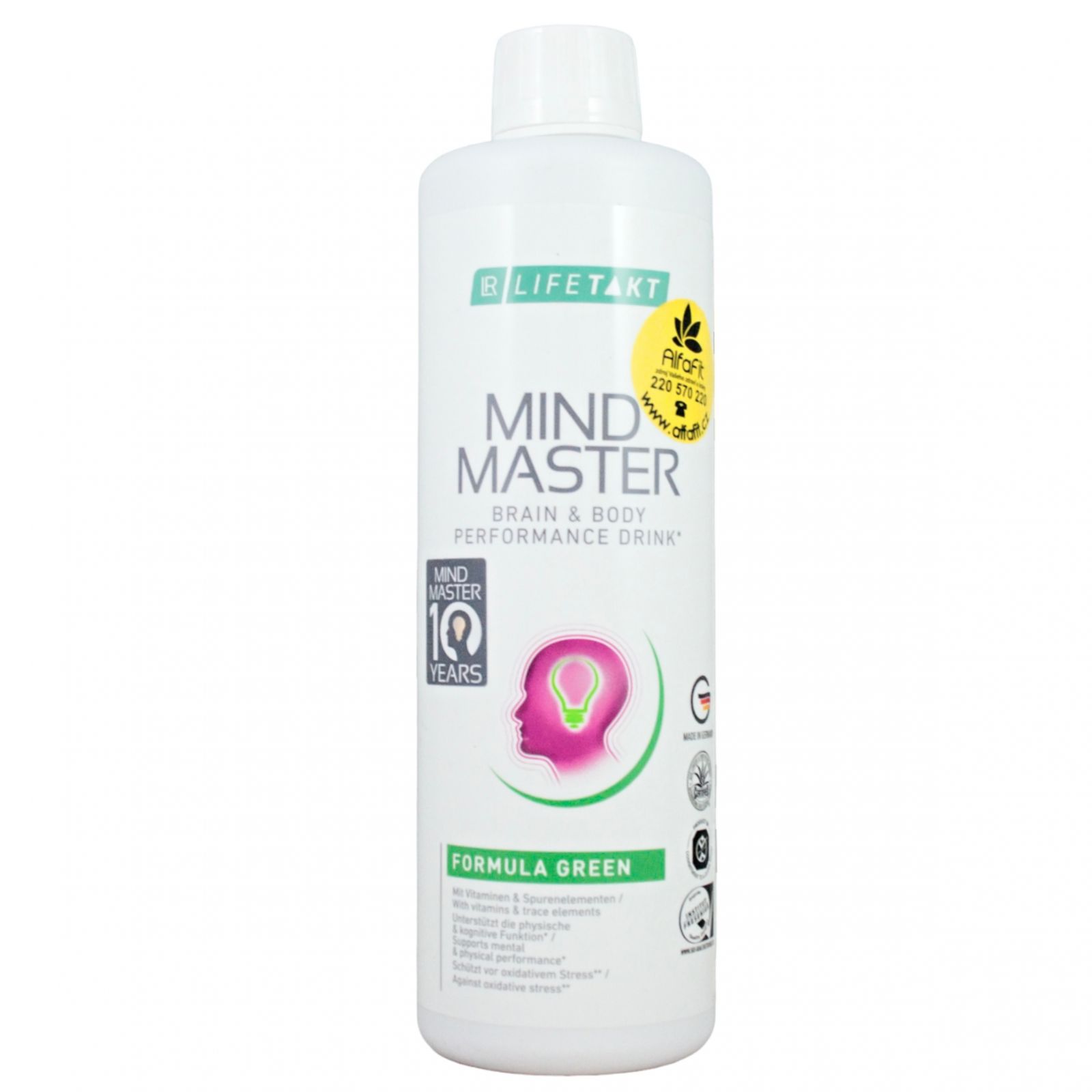  LR LIFETAKT Mind Master Formula Green 500 ml