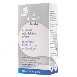 Koloidní stříbro 10 ppm 50 ml - krabička