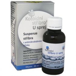 Koloidní stříbro sprej 40 ppm 30 ml - původní obal