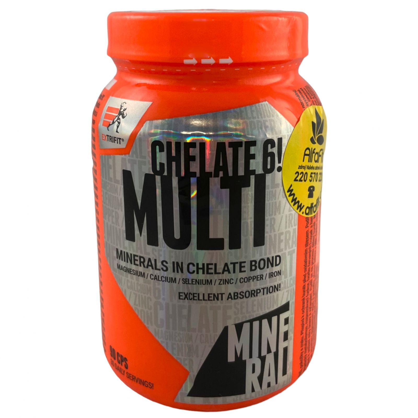 Extrifit Multi Chelate 6! 90 kapslí