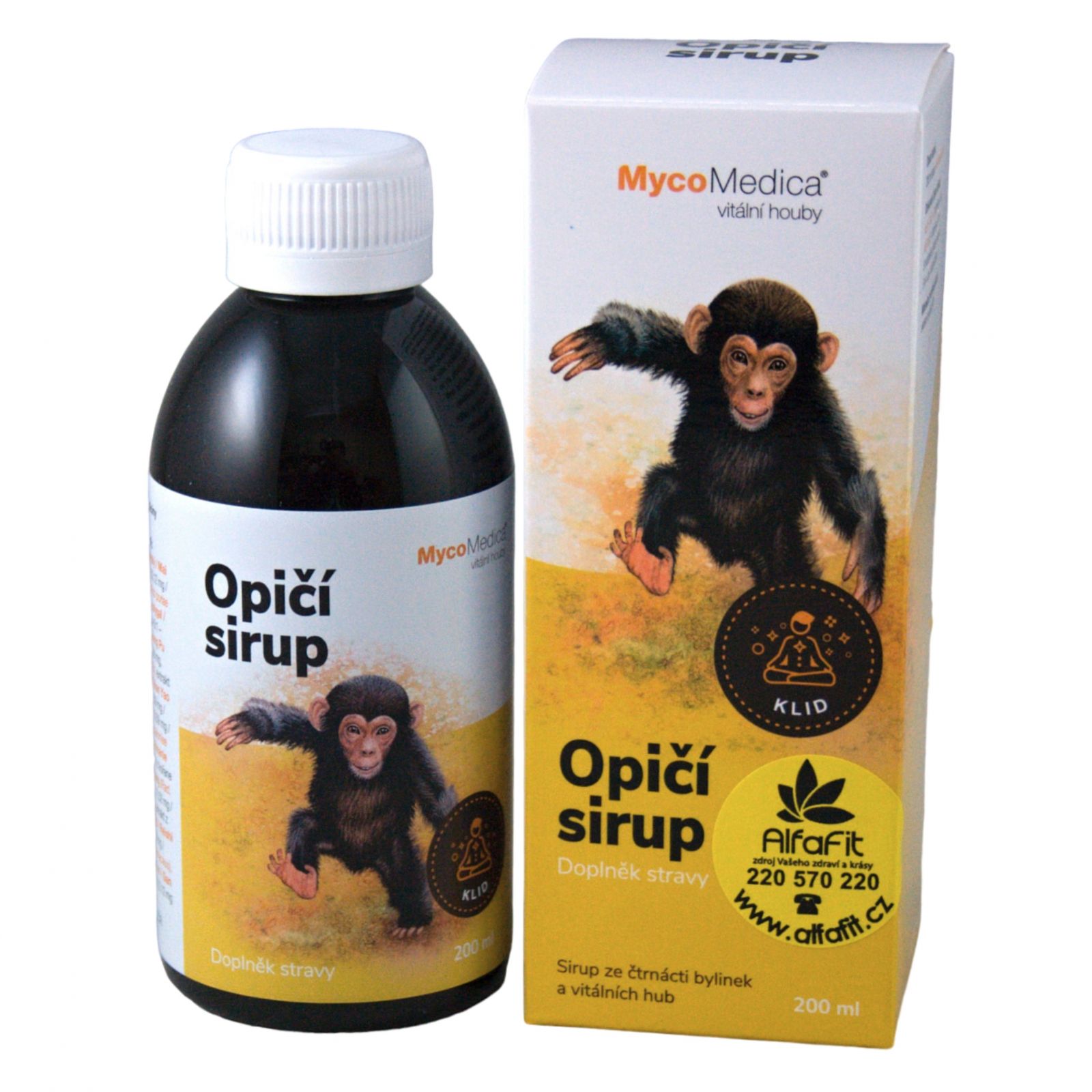  MycoMedica MycoBaby Opičí sirup 200 ml