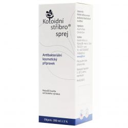 Koloidní stříbro sprej 5 ppm 200 ml - krabička