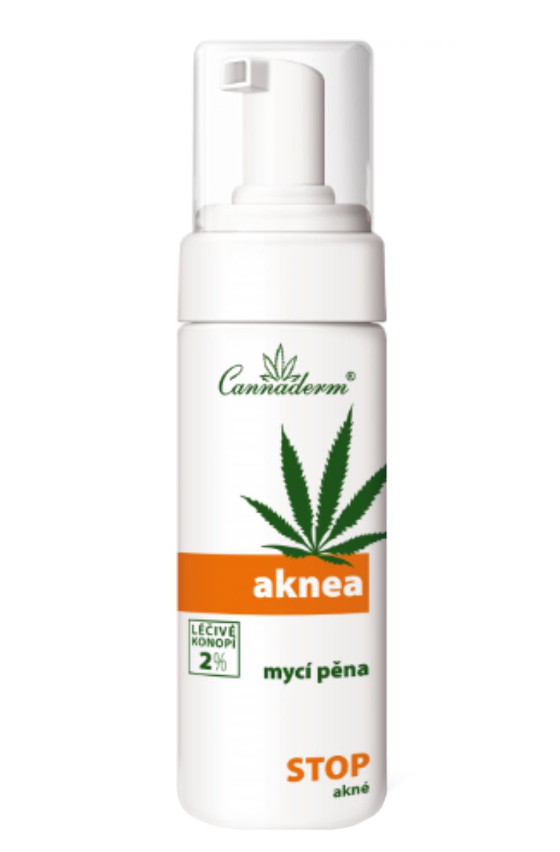 Cannaderm Aknea mycí pěna 180 ml