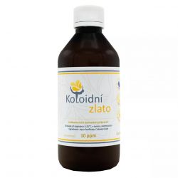 Koloidní stříbro Koloidní zlato 10 ppm 100 ml