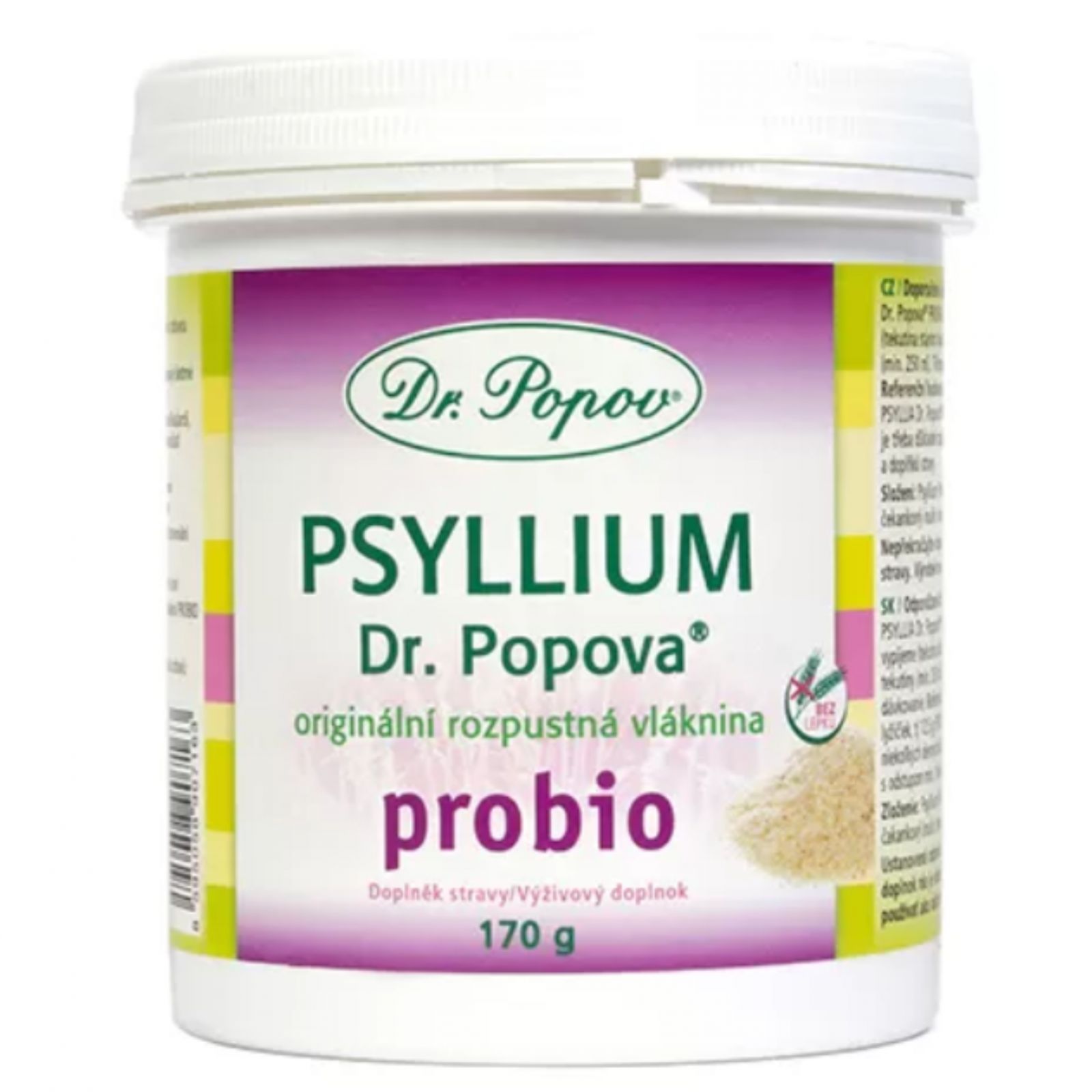 Dr. Popov Psyllium PROBIO 170 g