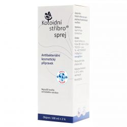 Koloidní stříbro 20 ppm Deodorant - antiperspirant sprej - krabička 100 ml