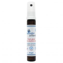 Colloidal silver spray 20 ppm - acne and skin treatment 25 ml