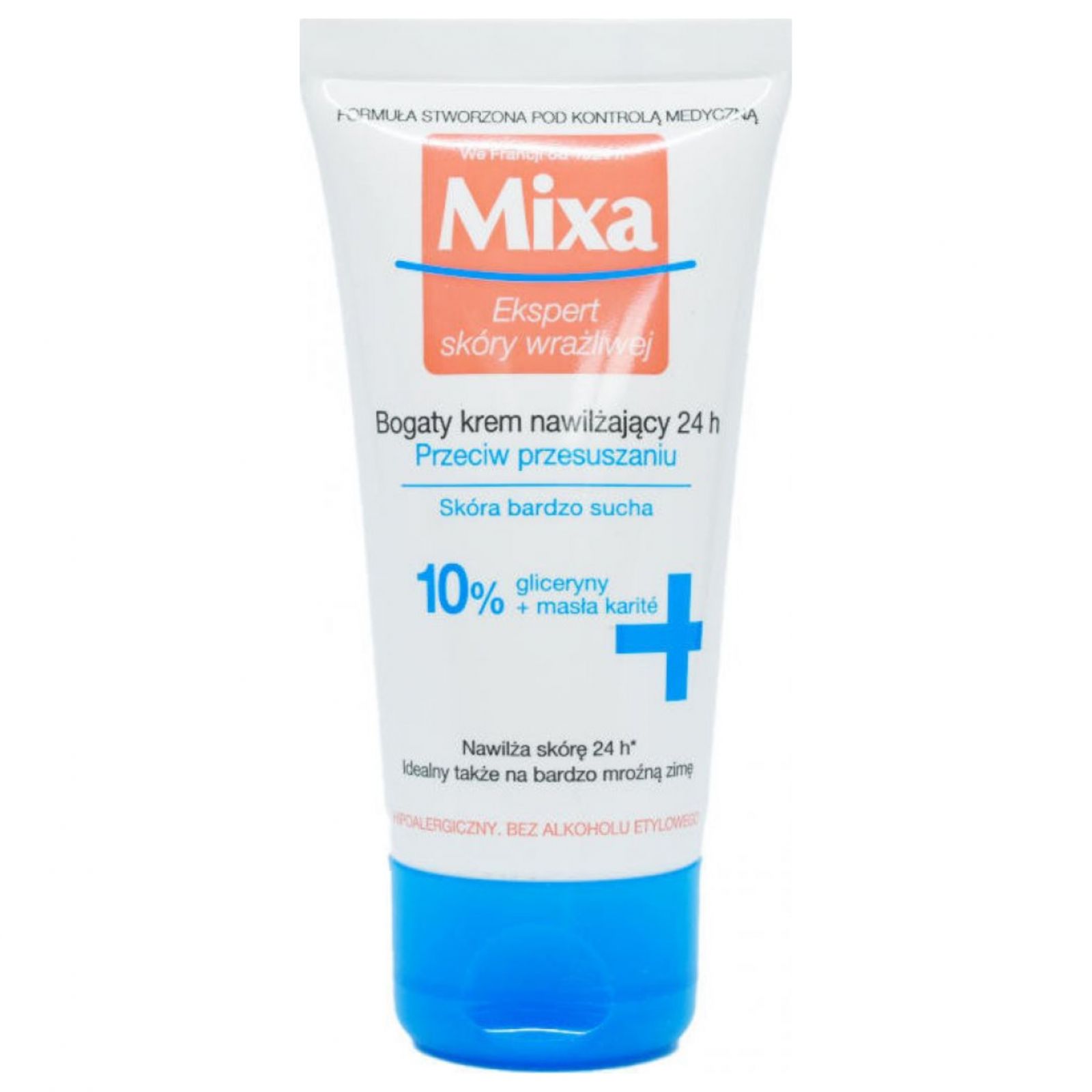 MIXA vyživující krém 10% proti vysušování 50 ml